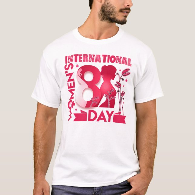 Camiseta Día Internacional de la Mujer, 2023, 8 de marzo (Anverso)