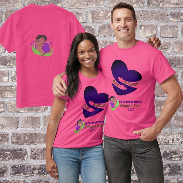Camiseta Día Internacional de la Mujer 2023: "Igualdad de o (Subido por el creador)