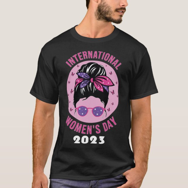 Camiseta Día internacional de la mujer 2023 Miércoles 8 de  (Anverso)