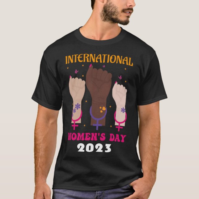 Camiseta Día internacional de la mujer 2023 Miércoles 8 de  (Anverso)