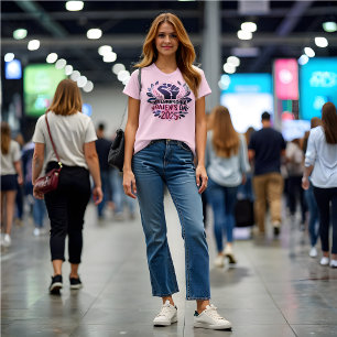 Camiseta Día Internacional de la Mujer 2025: Rosa audaz y v