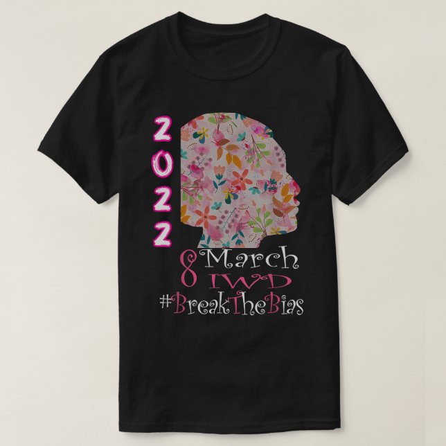 Camiseta Día Internacional de la Mujer 2 de Marzo (Diseño del anverso)