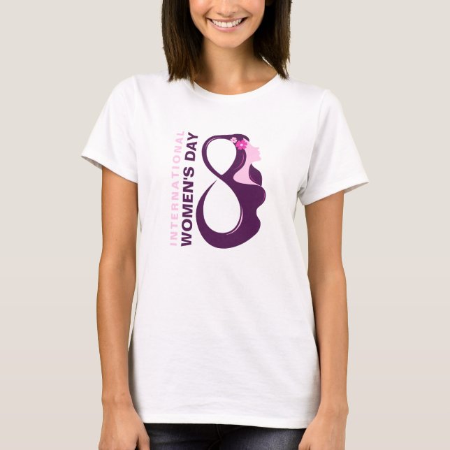 Camiseta Día Internacional de la Mujer 8 de marzo (Anverso)