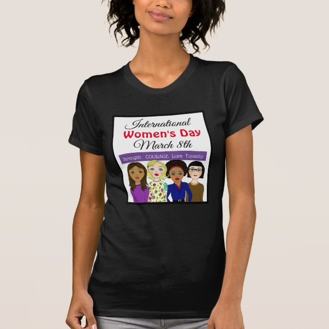 Camiseta Día Internacional de la Mujer 8 de marzo (Anverso)