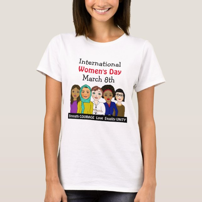 Camiseta Día Internacional de la Mujer 8 de marzo (Anverso)