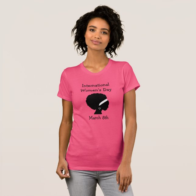 Camiseta Día Internacional de la Mujer 8 de marzo (Anverso completo)
