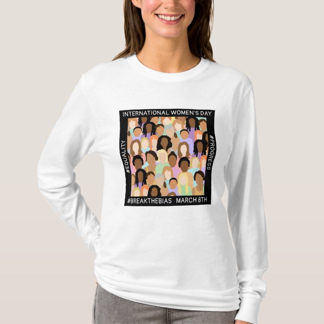 Camiseta Día Internacional de la Mujer - 8 de marzo (Anverso)