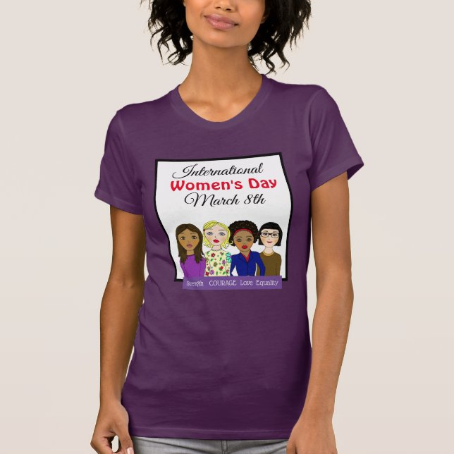 Camiseta Día Internacional de la Mujer 8 de marzo (Anverso)