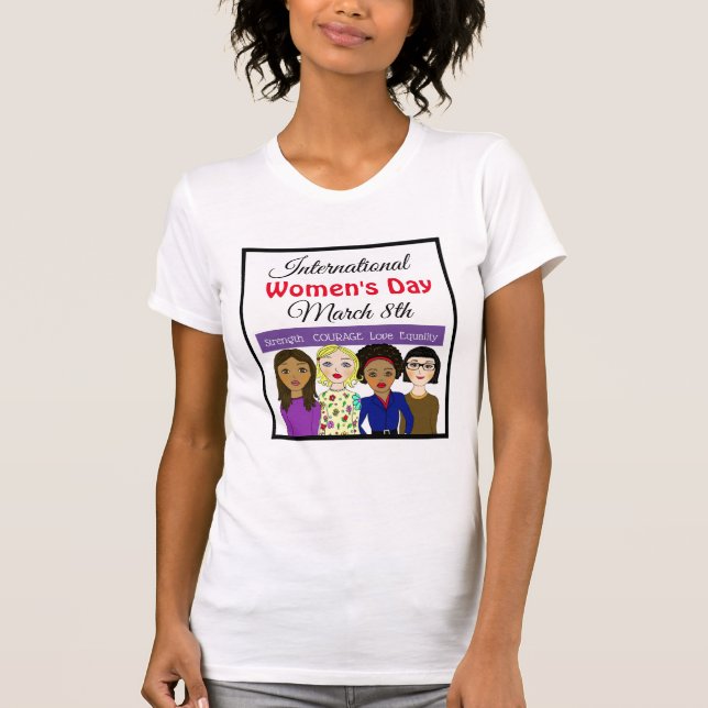 Camiseta Día Internacional de la Mujer 8 de marzo (Anverso)