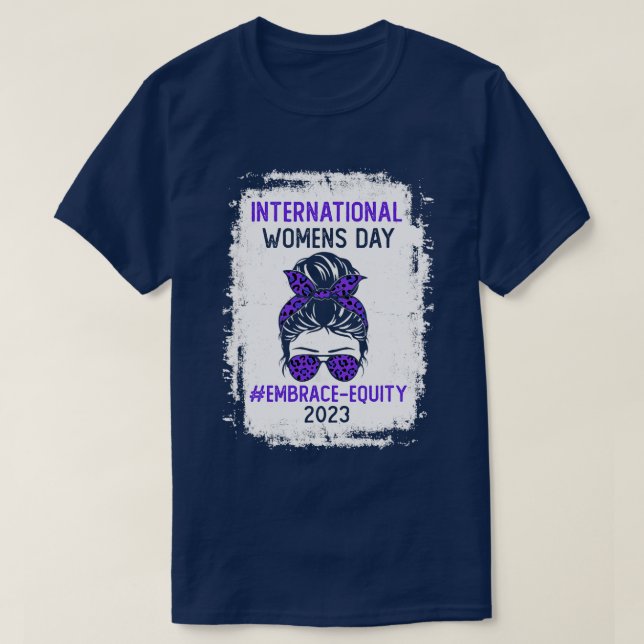 Camiseta Día internacional de la mujer: adopción de la equi (Diseño del anverso)