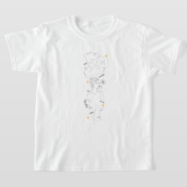 Camiseta Día Internacional de la Mujer Arte de Línea Minima