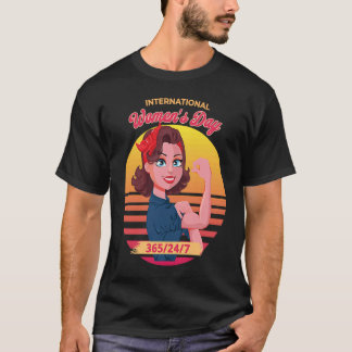 Camiseta Día Internacional de la Mujer Feliz Día de la Muje