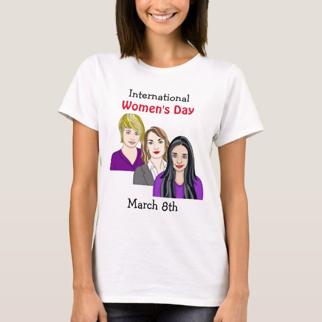 Camiseta Día Internacional de la Mujer - Marcy 8 (Anverso)
