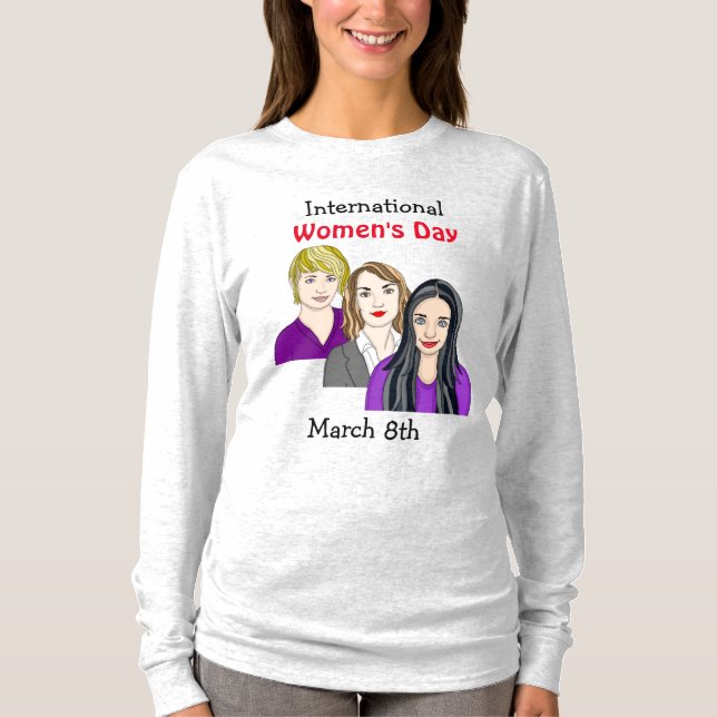 Camiseta Día Internacional de la Mujer - Marcy 8 (Anverso)