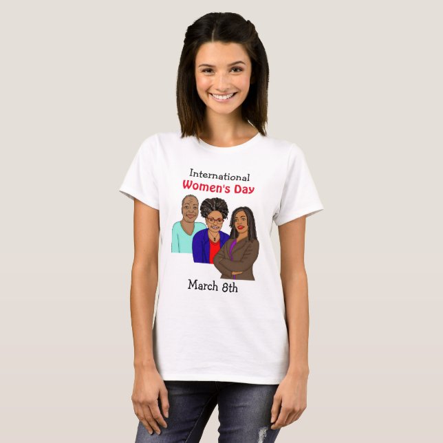 Camiseta Día Internacional de la Mujer - Marcy 8 (Anverso completo)