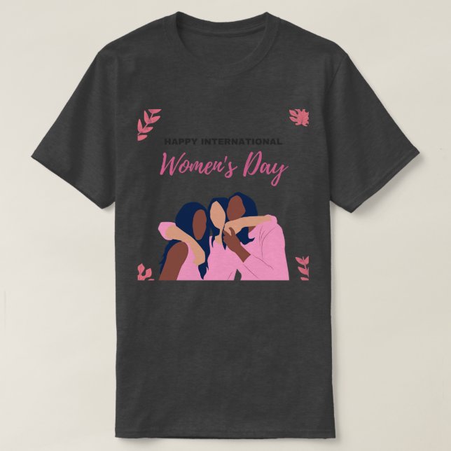 Camiseta Día Internacional de la Mujer Mes de la Historia d (Diseño del anverso)
