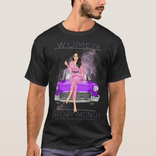 Camiseta Día Internacional de la Mujer Mes de la Historia d