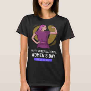 Camiseta Día Internacional de la Mujer rompe el sesgo junto
