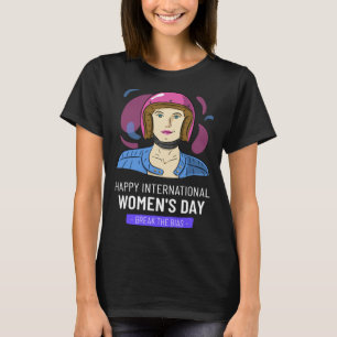 Camiseta Día Internacional de la Mujer Scooter Abrazar la E