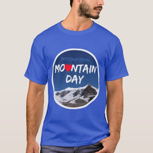 Camiseta Día Internacional de las Montañas (Anverso)