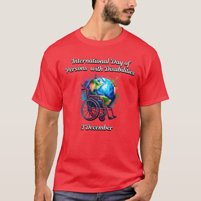 Camiseta Día Internacional de las Personas con Discapacidad (Anverso)