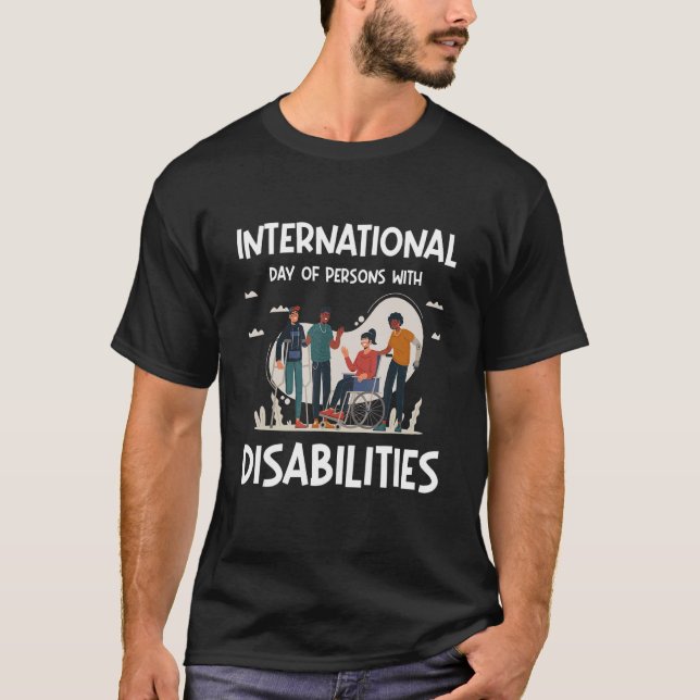 Camiseta Día Internacional De Las Personas Con Discapacidad (Anverso)