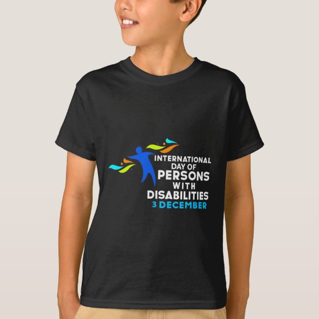 Camiseta Día Internacional de las Personas con Discapacidad (Anverso)