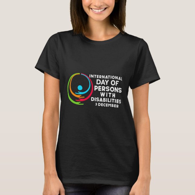 Camiseta Día Internacional de las Personas con Discapacidad (Anverso)