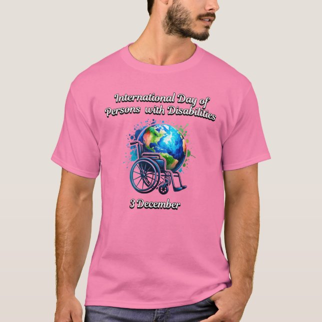 Camiseta Día Internacional de las Personas con Discapacidad (Anverso)