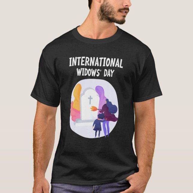 Camiseta Día Internacional de las Viudas Naciones Unidas (Anverso)