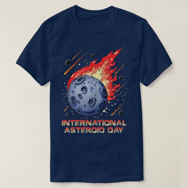 Camiseta Día Internacional de los Asteroides 30 de junio Me (Diseño del anverso)