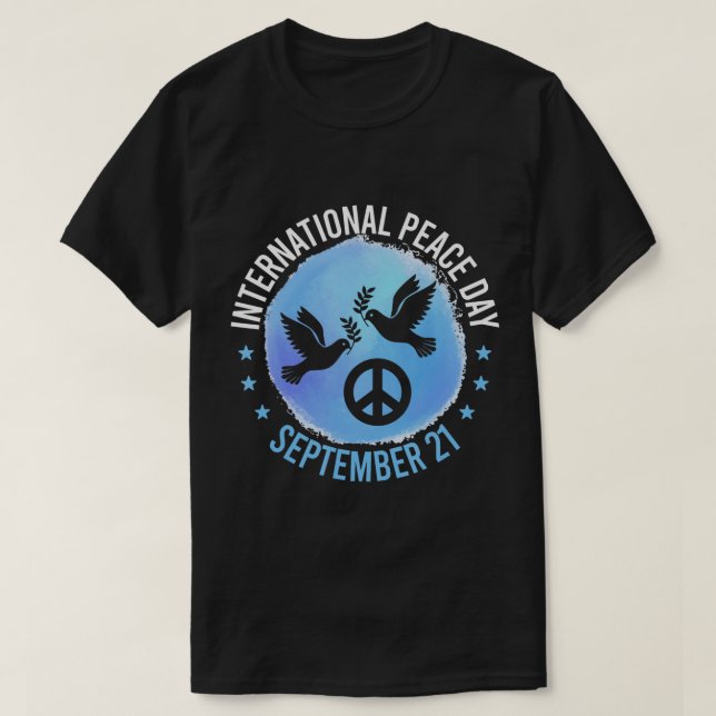 Camiseta Día Internacional de los Camisas por la Paz, Día d (Diseño del anverso)