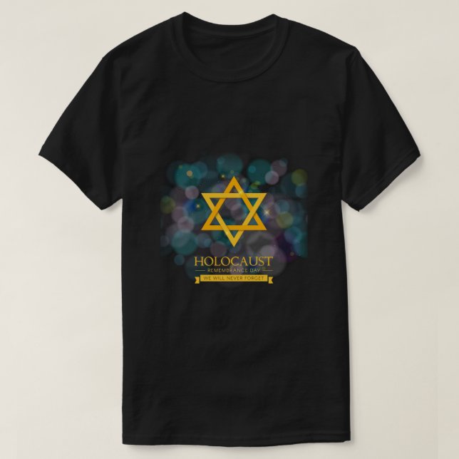 Camiseta Día Internacional de Recuerdo del Holocausto (Diseño del anverso)