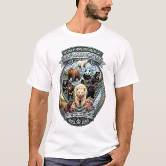 Camiseta Día Internacional de Salvar Osos Aniversario 20