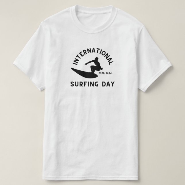 Camiseta Día Internacional de Surf (Diseño del anverso)