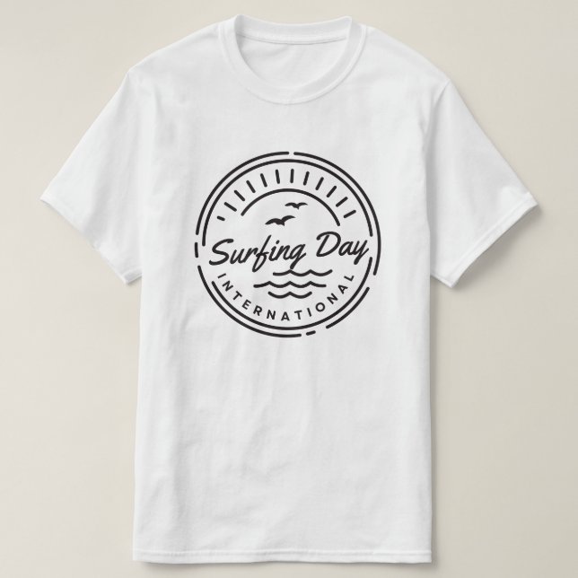 Camiseta Día Internacional de Surf (Diseño del anverso)