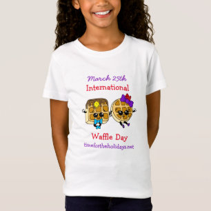 Camiseta Día Internacional de Waffle