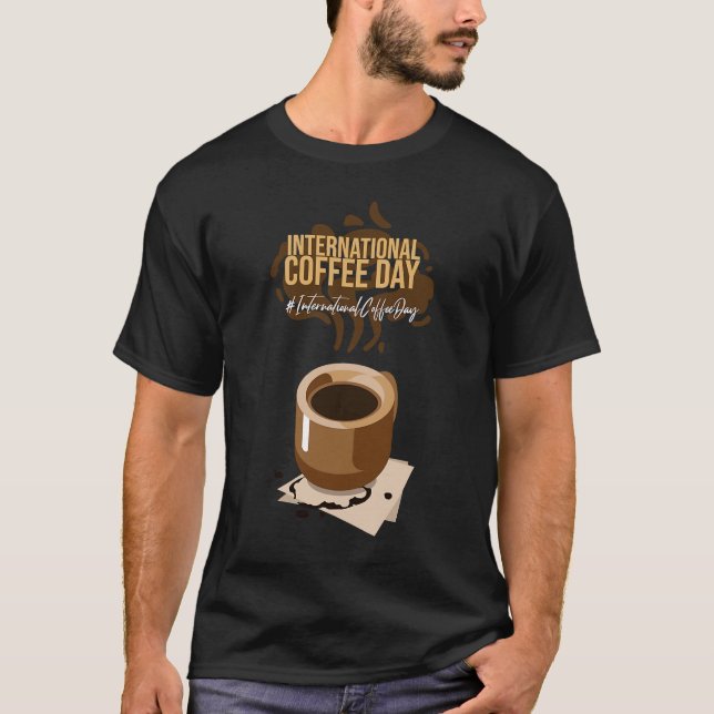 Camiseta Día Internacional del Café (Anverso)