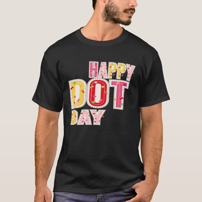 Camiseta Día Internacional del Dot Feliz Día Internacional  (Anverso)