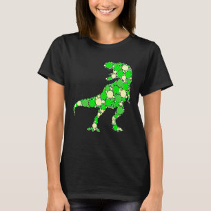 Camiseta Día Internacional del Dot Polka Verde Dot Rex Dino