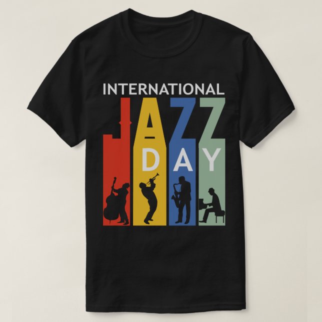 Camiseta Día Internacional del Jazz (Diseño del anverso)