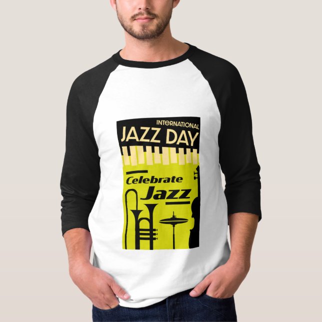 Camiseta Día Internacional del Jazz 30 de abril (Anverso)