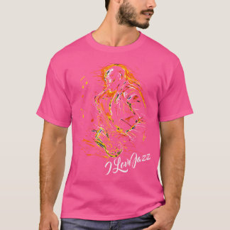 Camiseta Día Internacional del Jazz Me Encanta El Jazz Saxo