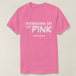 Camiseta Día Internacional del Pink personalizable