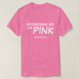 Camiseta Día Internacional del Pink personalizable