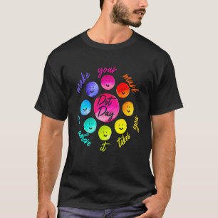 Camiseta Día Internacional Del Punto Haga Que Su Marca Vea 