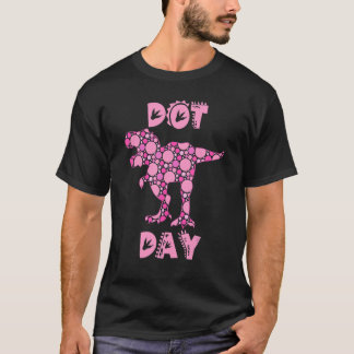 Camiseta Día Internacional del Punto T Rex Dinosaurio de lu