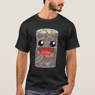 Camiseta Día Internacional del Sushi Maki Salmon Aguacate R