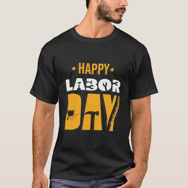 Camiseta Día Internacional del Trabajo Feliz Día Internacio (Anverso)