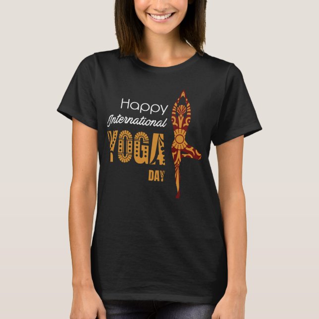 Camiseta Día Internacional del Yoga (Anverso)